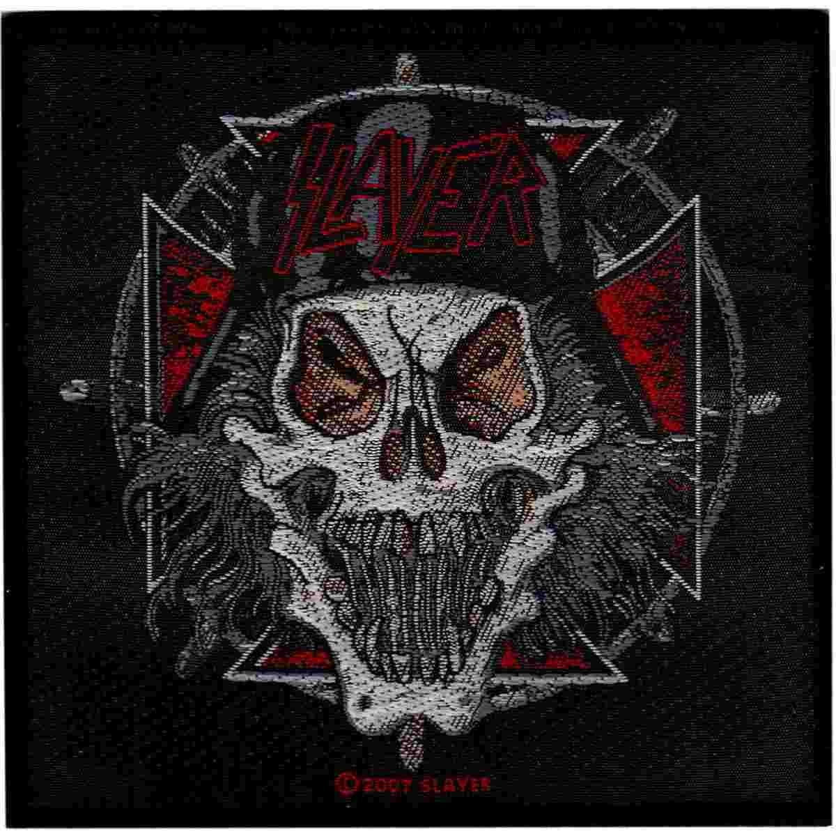Slayer - Wehrmacht Skull Patch Aufnäher