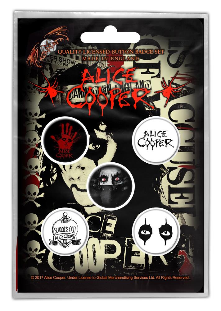 Alice Cooper - Eyes Button-Set