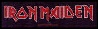 Iron Maiden - Logo - Stripe Aufnäher ca. 20x 5cm