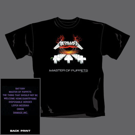 Metallica - Master Of Puppets - T-Shirt M