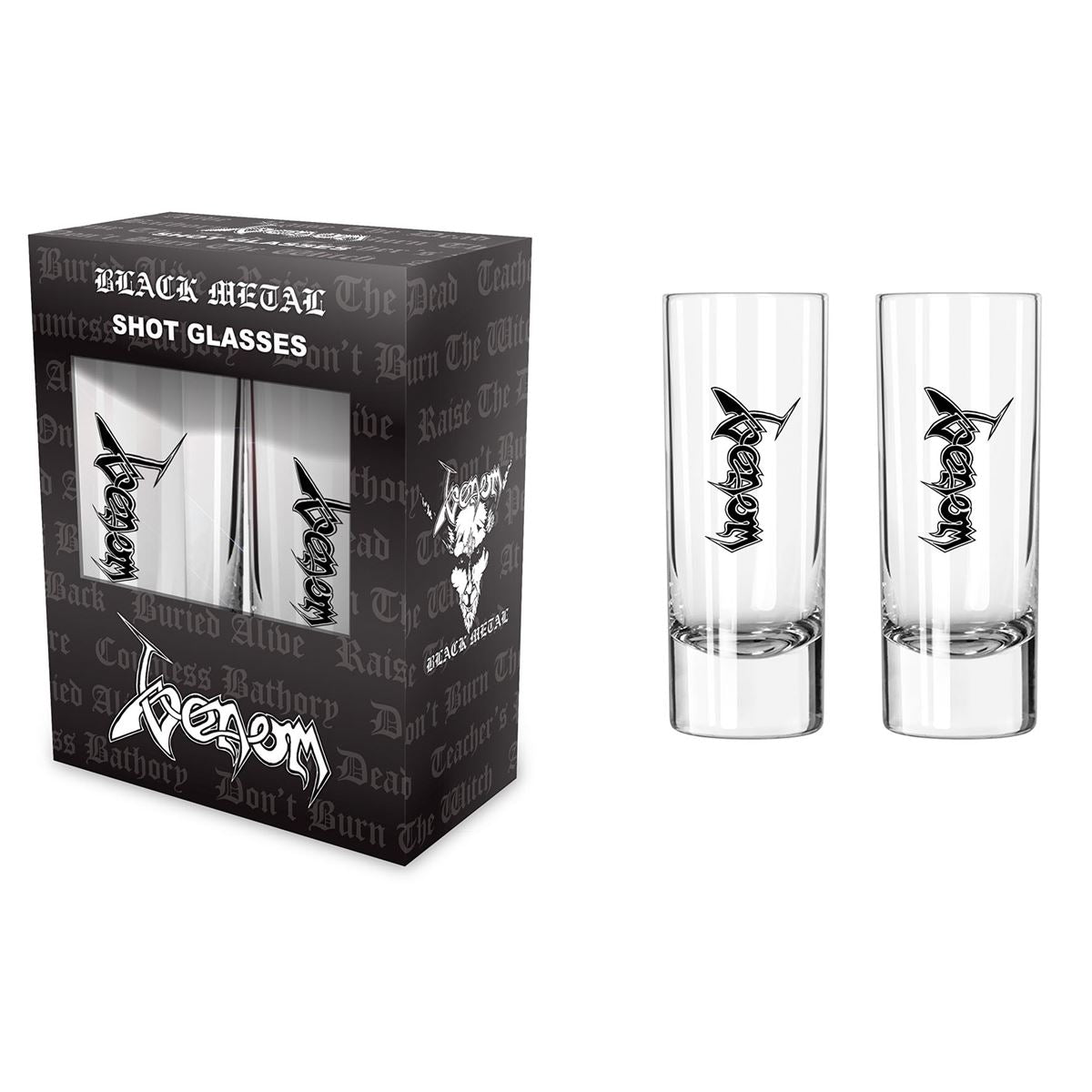 Venom - Black Metal Schnapsglas-Set