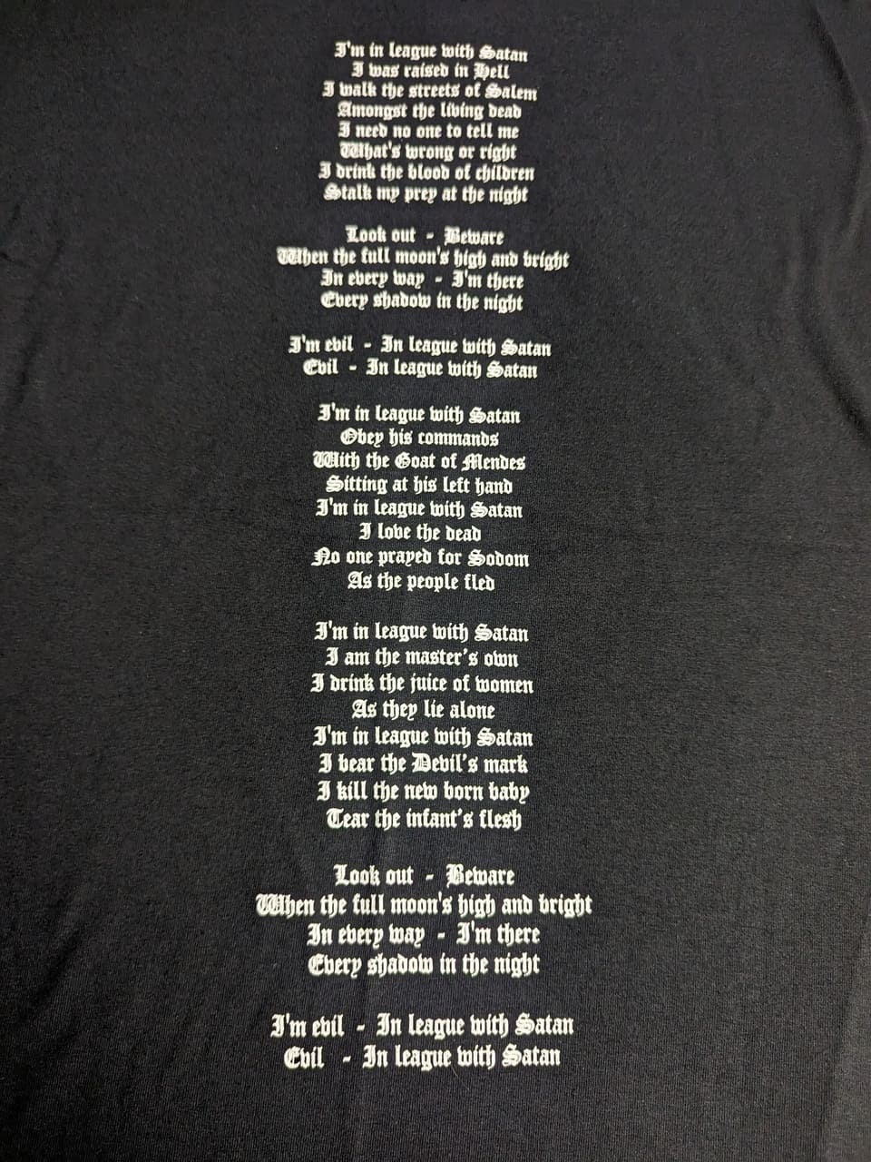 Venom - In League With Satan T-Shirt