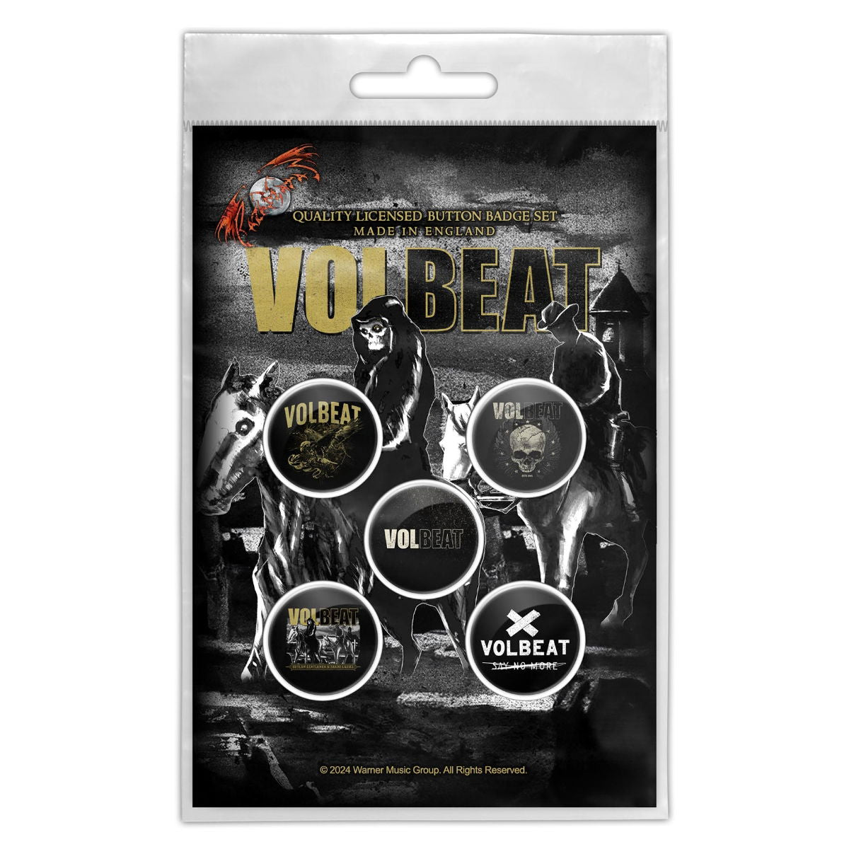 Volbeat - Outlaw Gentlemen Button-Set