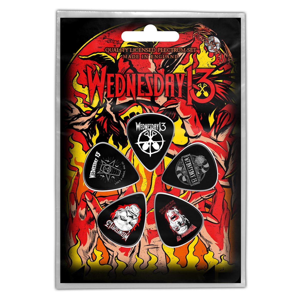Wednesday 13 - Logo Shovels Plektrum Set