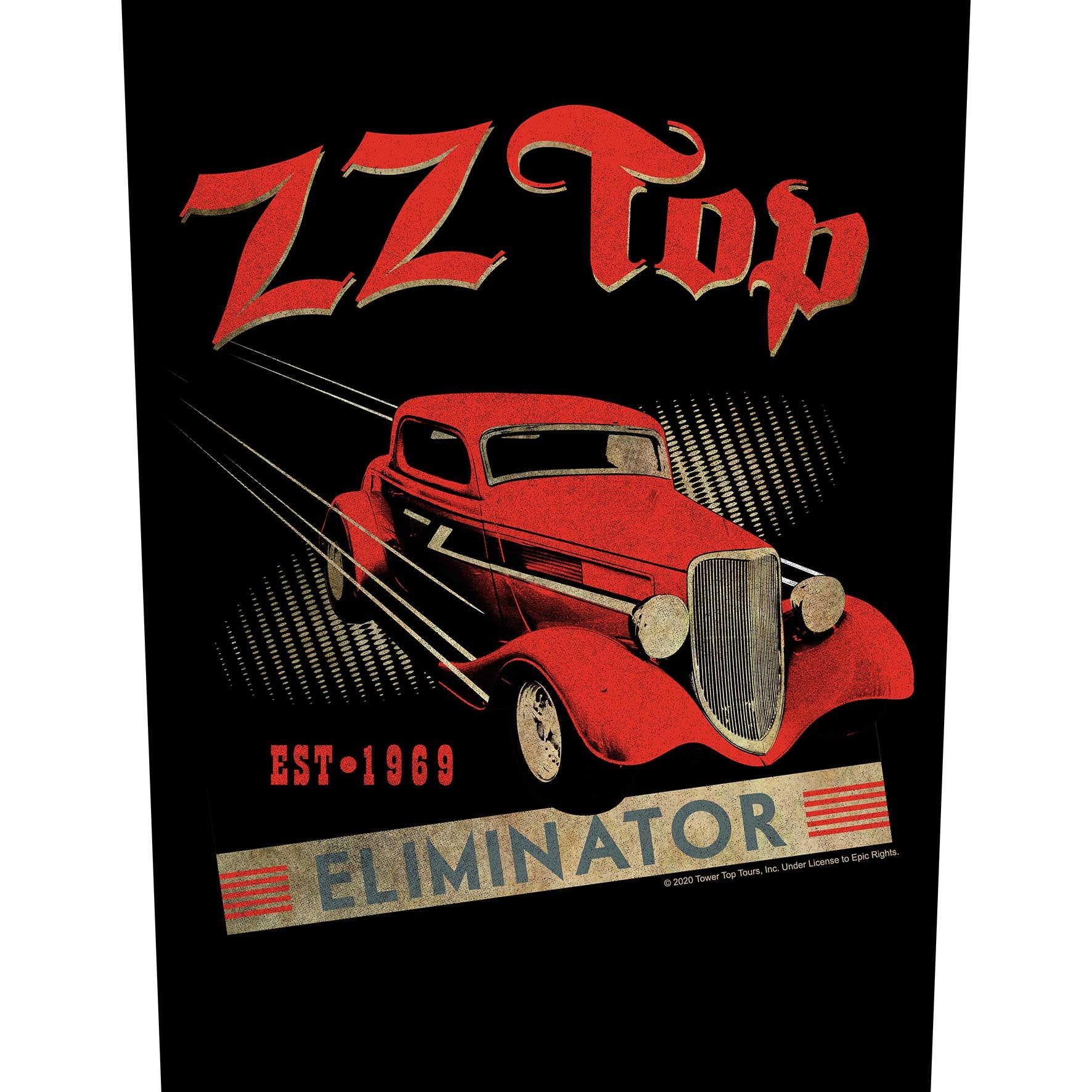ZZ Top - Eliminator Backpatch Rückenaufnäher