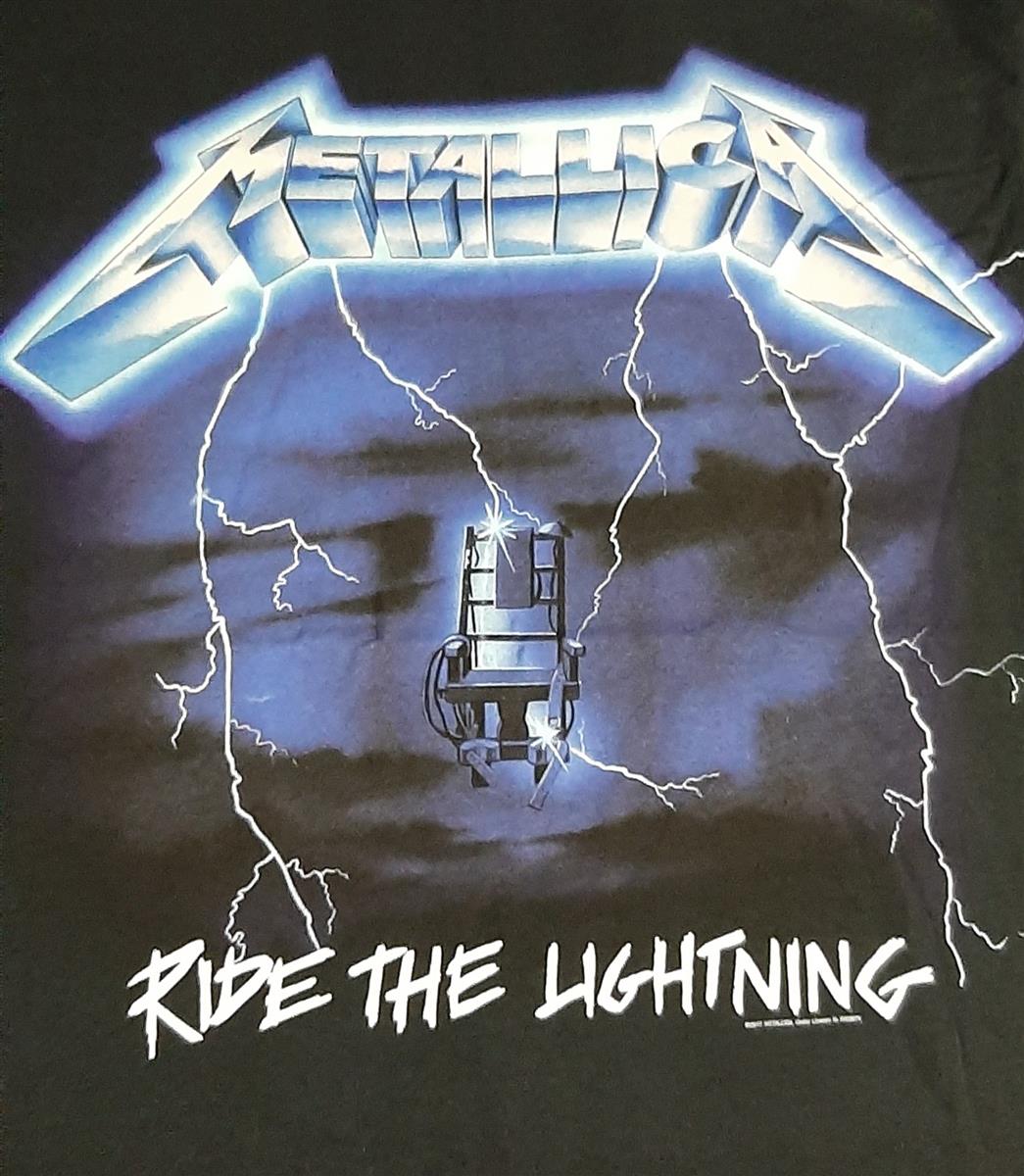 Metallica - Ride The Lightning Tracks T-Shirt
