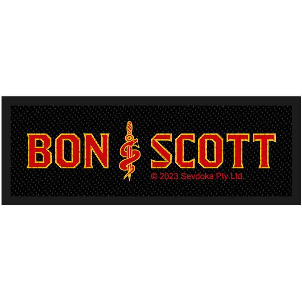 AC/DC - Bon Scott Snake Logo Patch Aufnäher