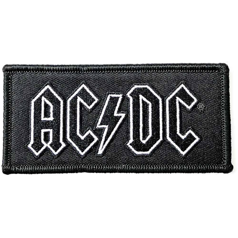 AC/DC - White Logo Patch Aufnäher