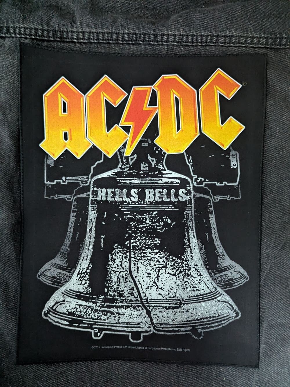 AC/DC - Hells Bells Backpatch Rückenaufnäher