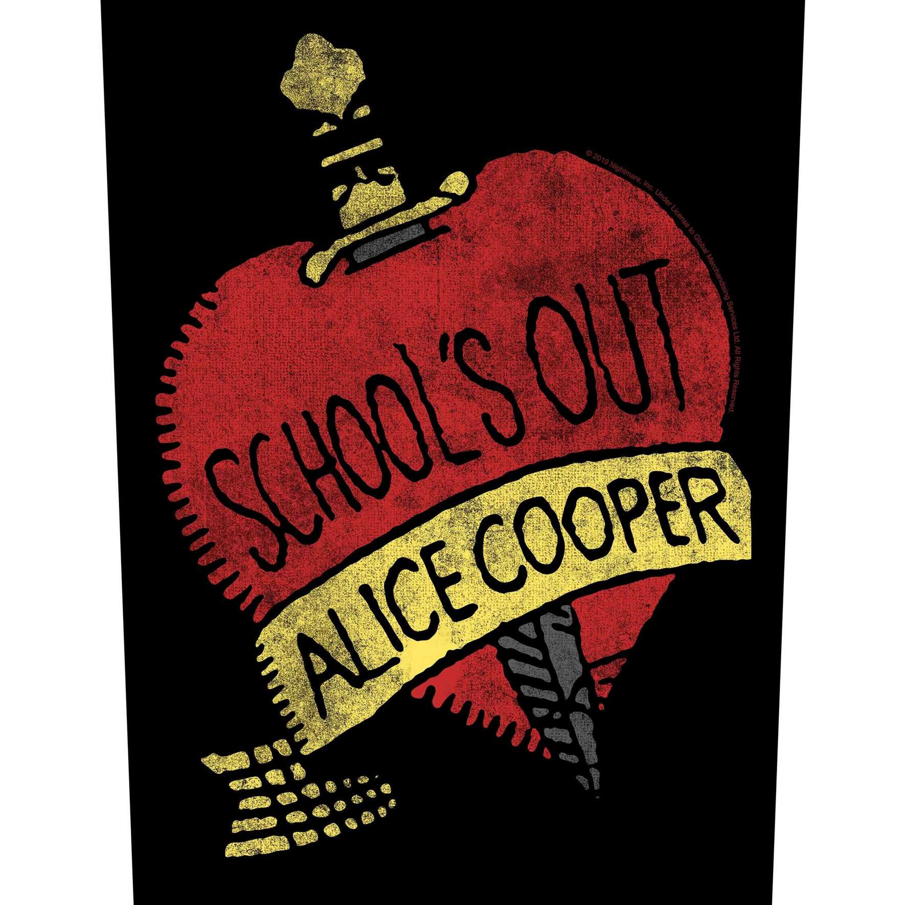 Alice Cooper - Schools Out Backpatch Rückenaufnäher