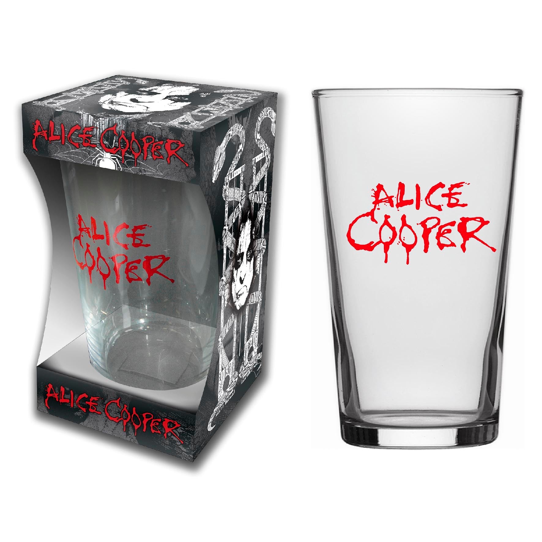 Alice Cooper - Logo Pint Bierglas 568ml