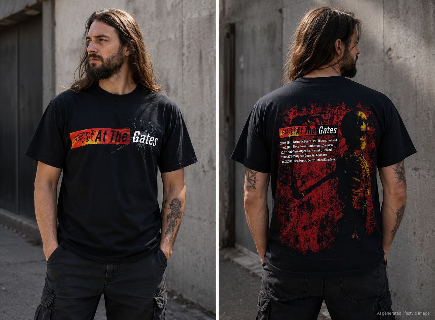 At The Gates - Logo Festivals T-Shirt