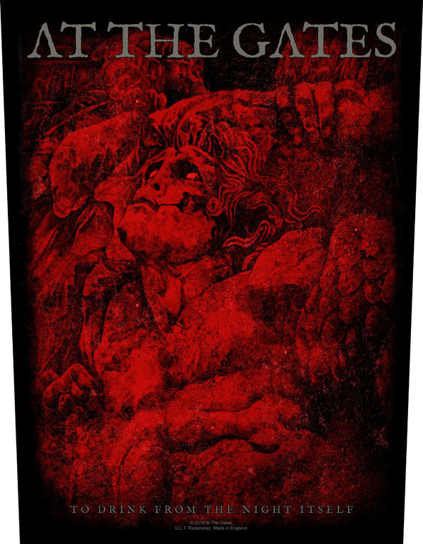 At The Gates - To Drink From The Night Itself Backpatch Rückenaufnäher RAR OOP