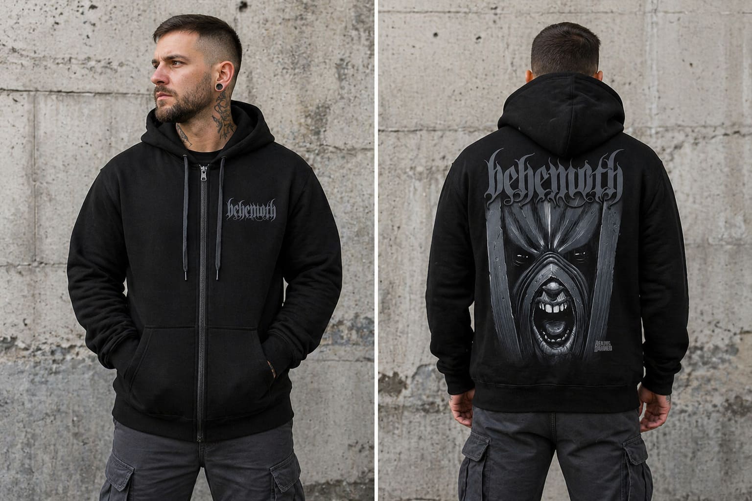 Behemoth - Realm Of The Damned Kapuzenjacke
