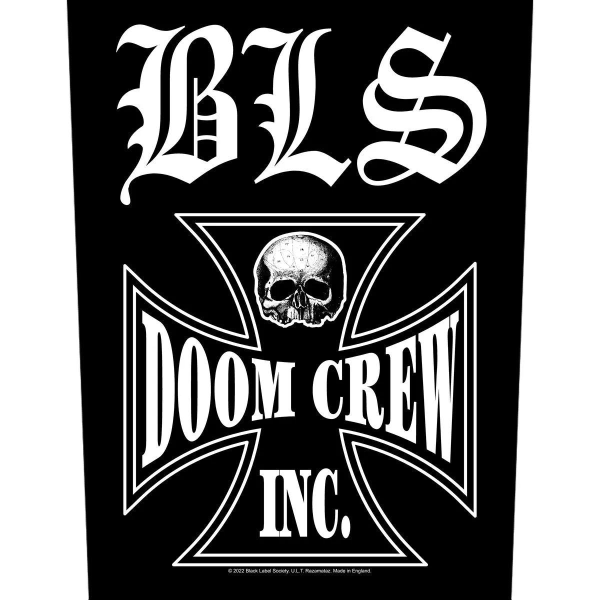 Black Label Society - Doom Crew Inc. Backpatch Rückenaufnäher