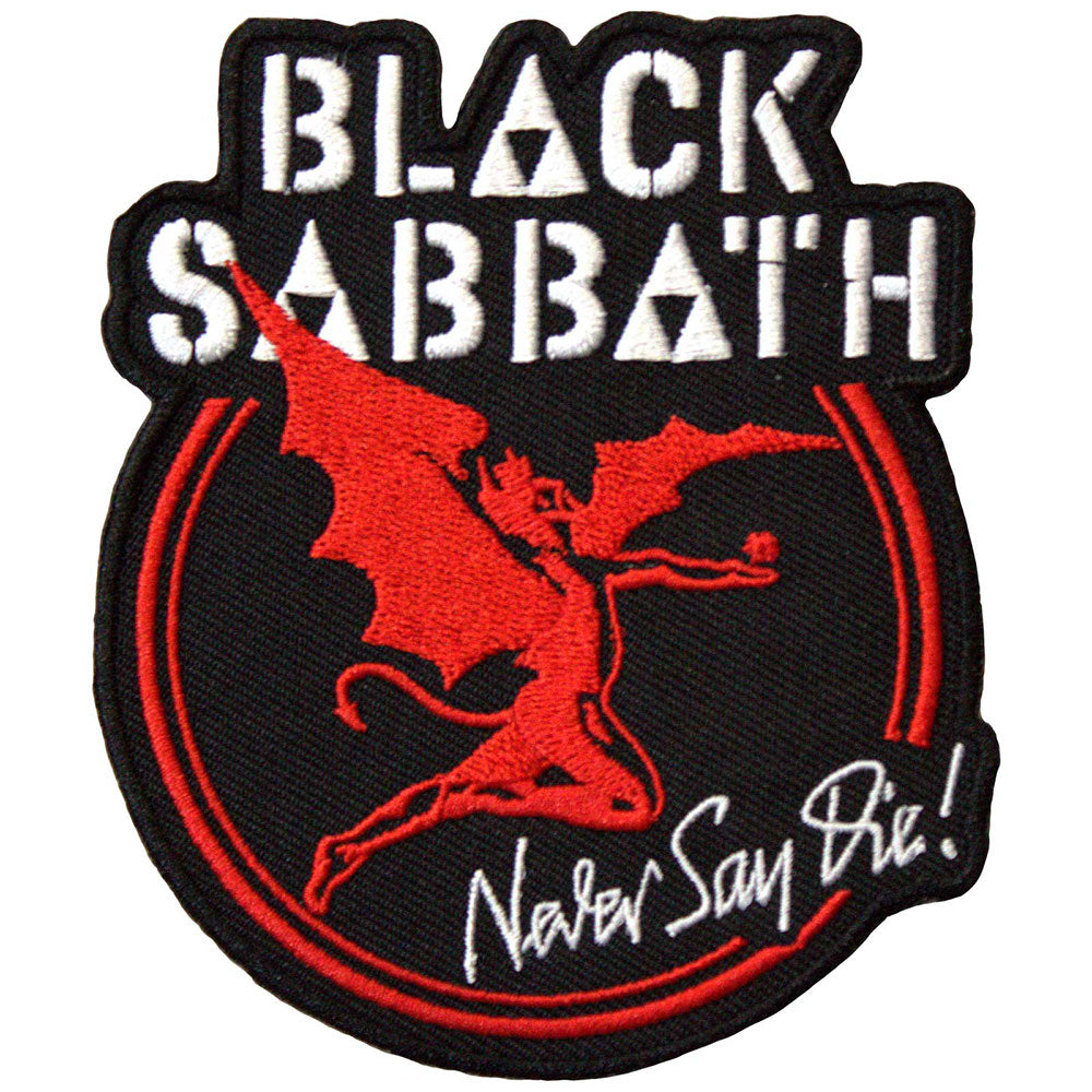 Black Sabbath - Archangel Never Say Die Cut-Out Patch Aufnäher