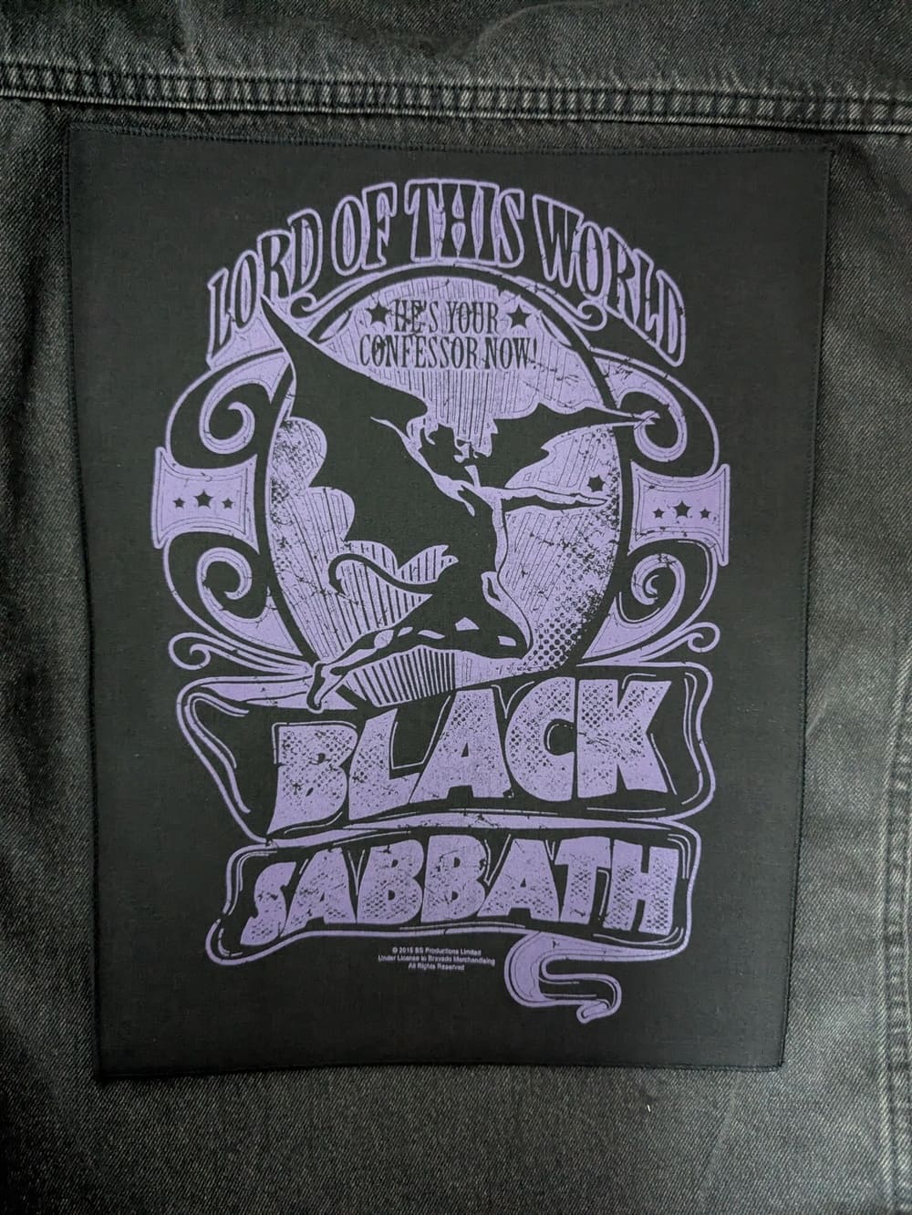 Black Sabbath - Lord Of This World Rückenaufnäher