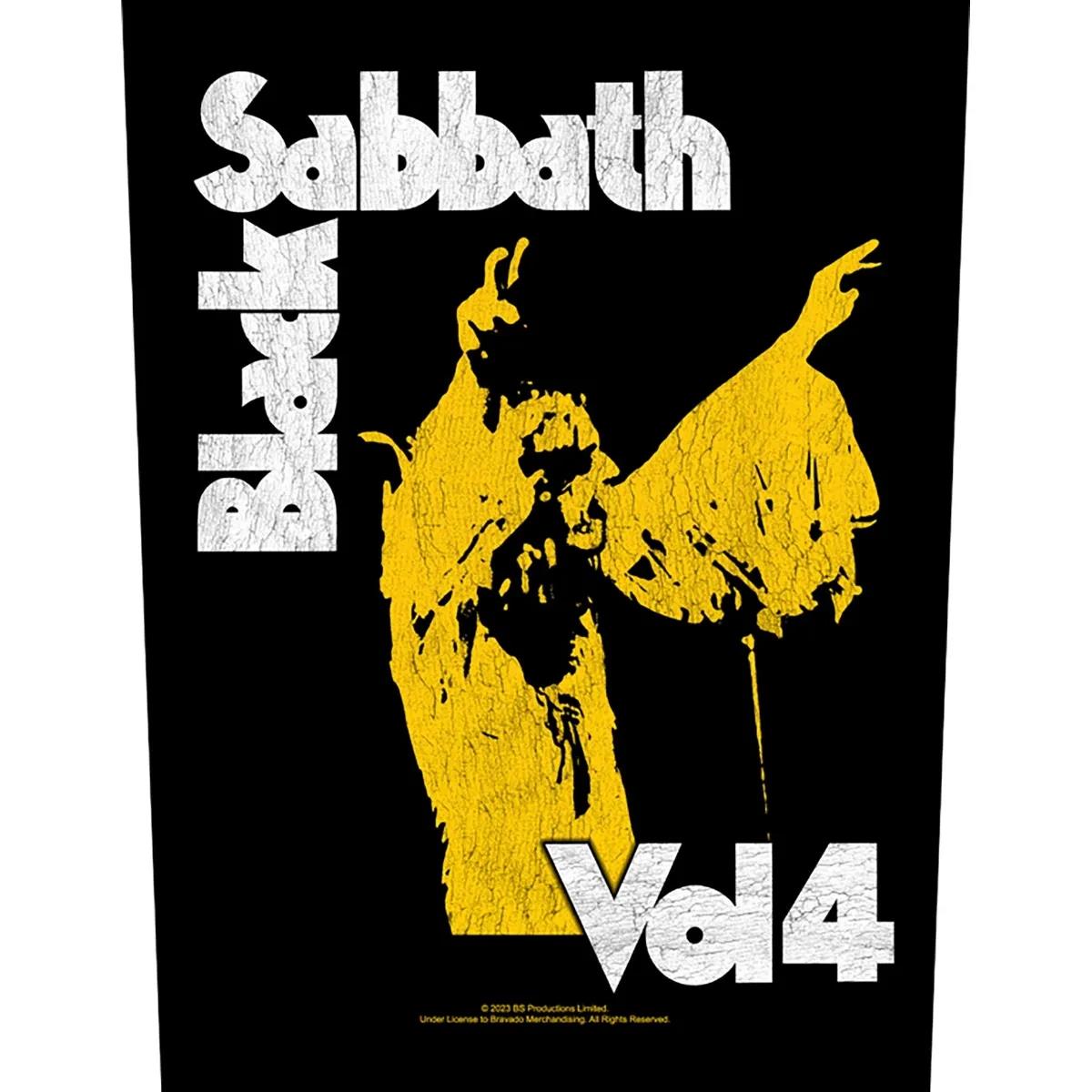 Black Sabbath - Vol. 4 Backpatch Rückenaufnäher