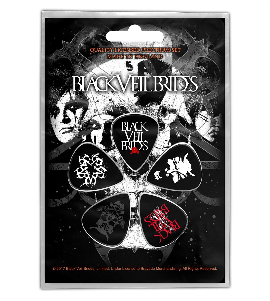 Black Veil Brides - Skull Plektrum Set