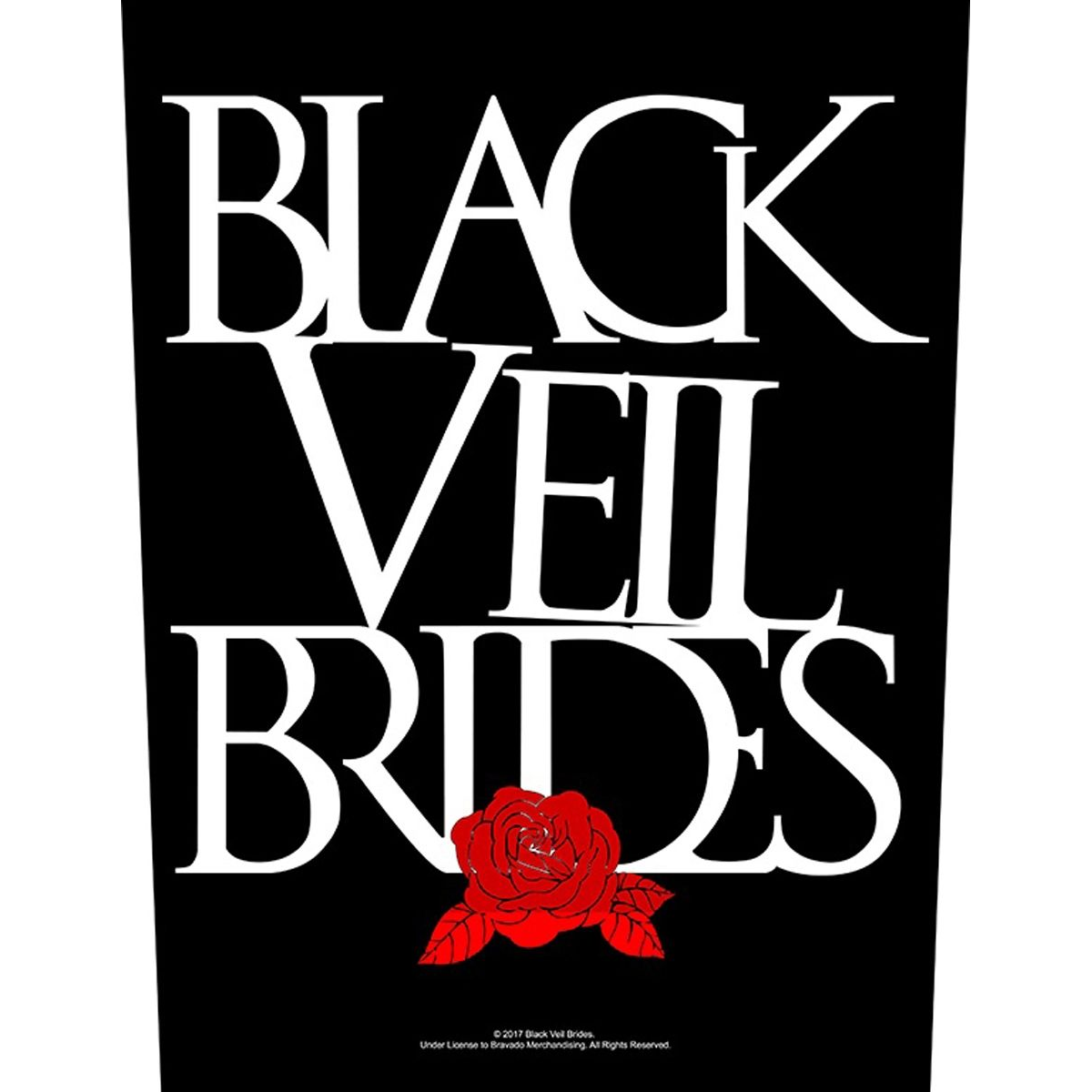 Black Veil Brides - Rose Backpatch Rückenaufnäher