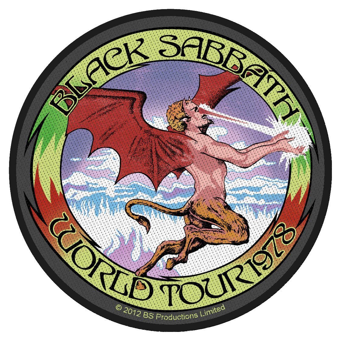 Black Sabbath - World Tour Patch Aufnäher