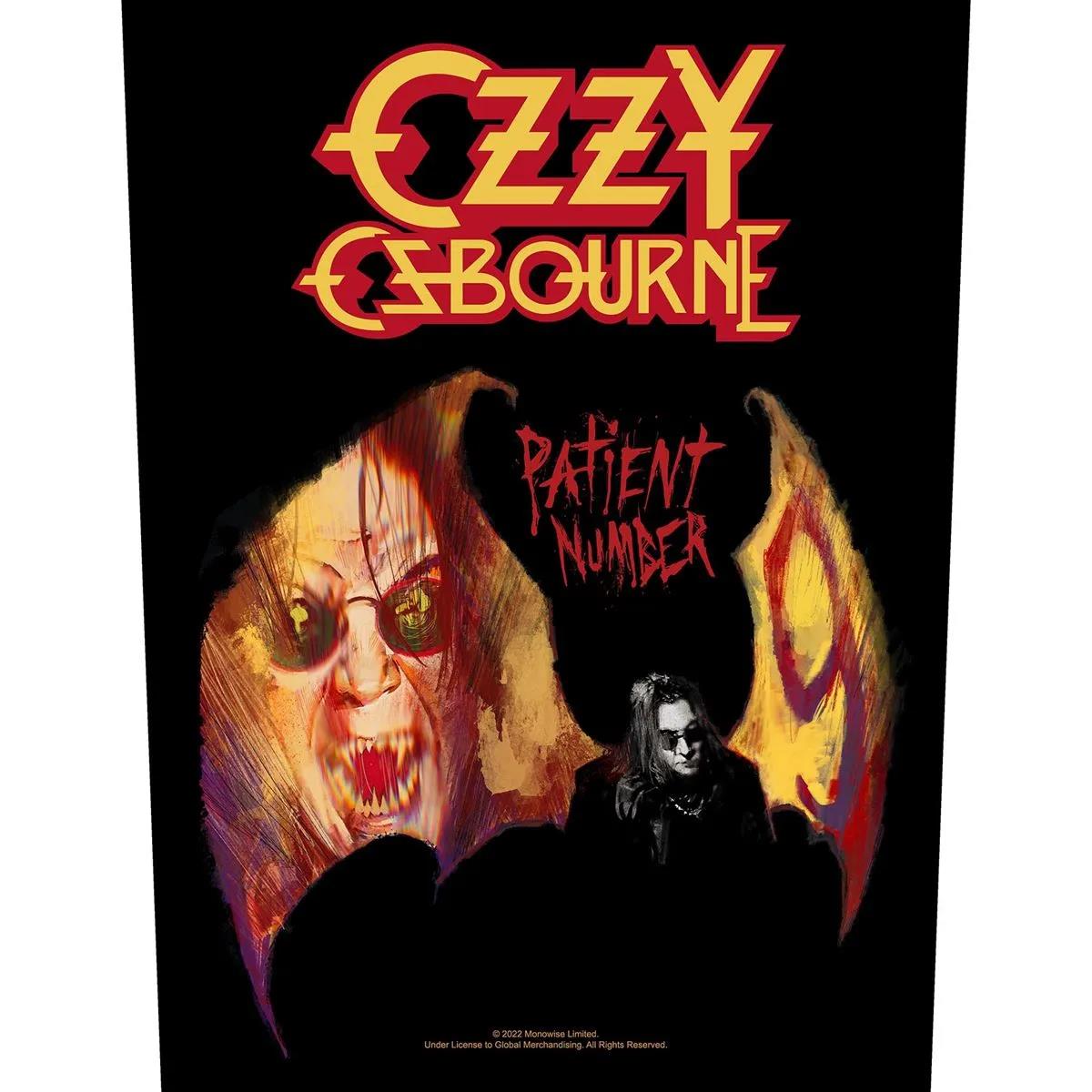 Ozzy Osbourne - Patient No. 9 Backpatch Rückenaufnäher