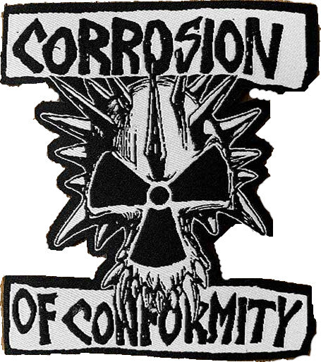 Corrosion Of Conformity - Skull Cut-Out Patch Aufnäher ca. 8x 9cm