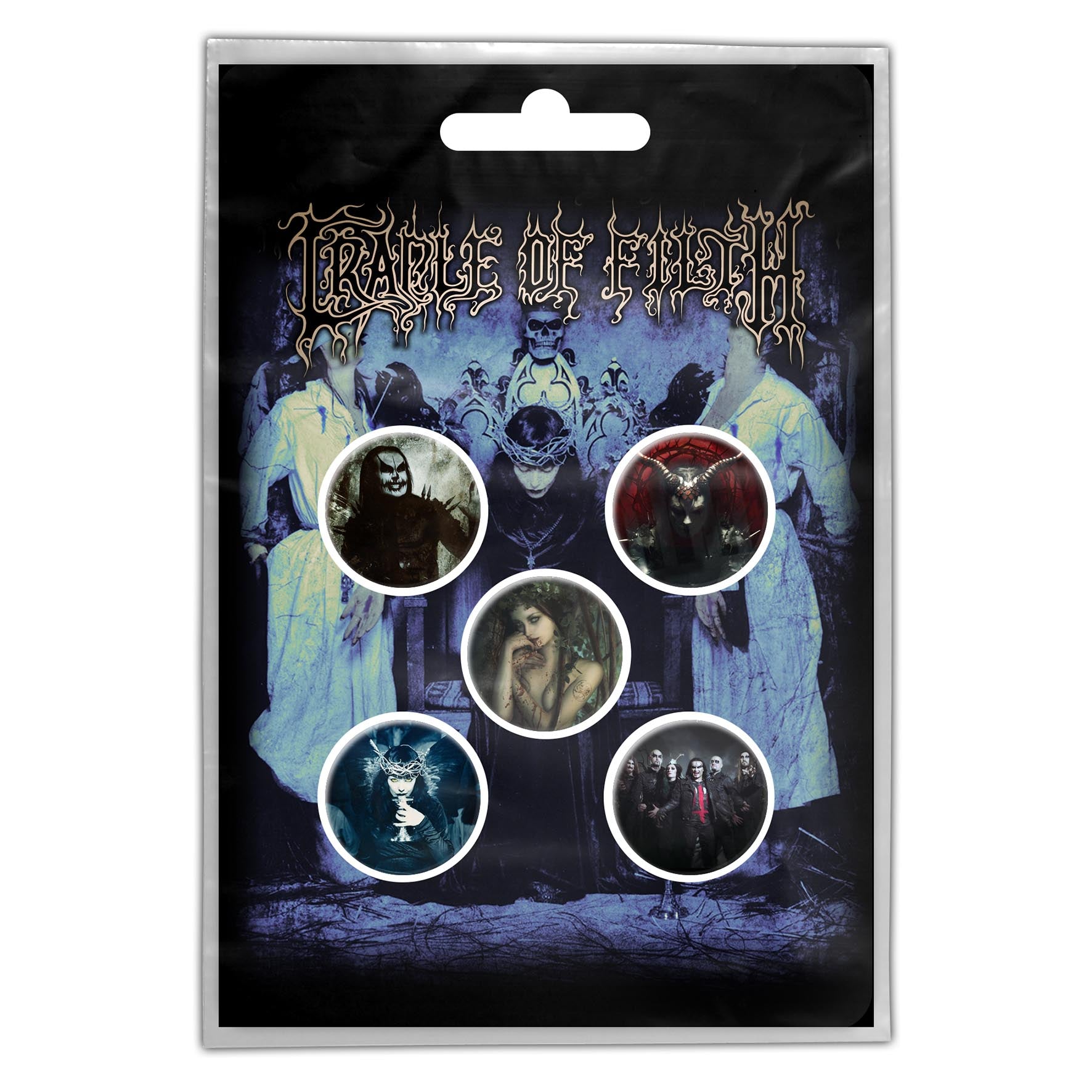 Cradle Of Filth - Cryptoriana Button-Set