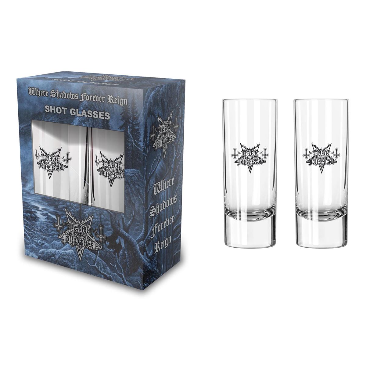 Dark Funeral - Logo Schnapsglas-Set