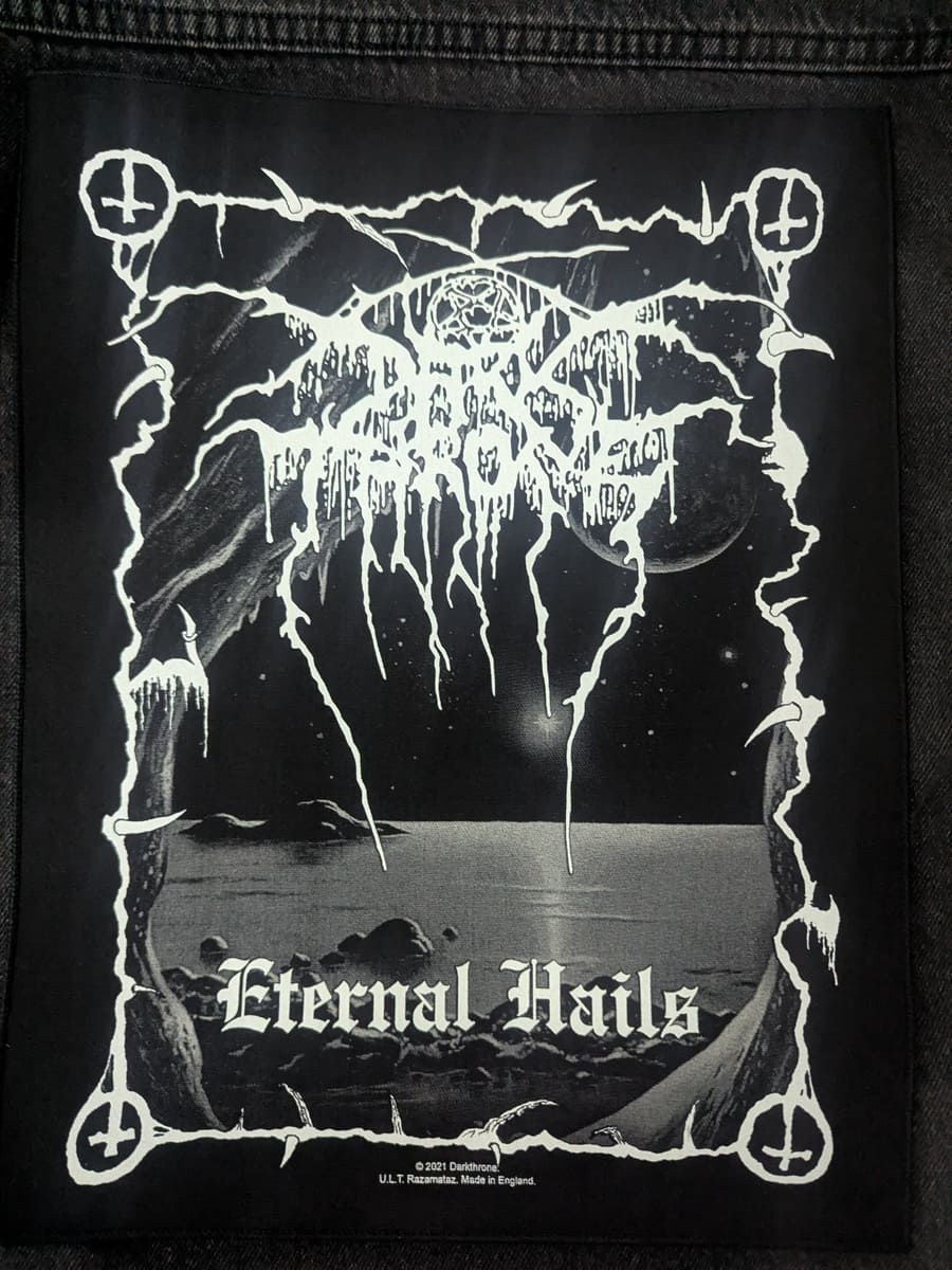 Darkthrone - Eternal Hails Backpatch Rückenaufnäher