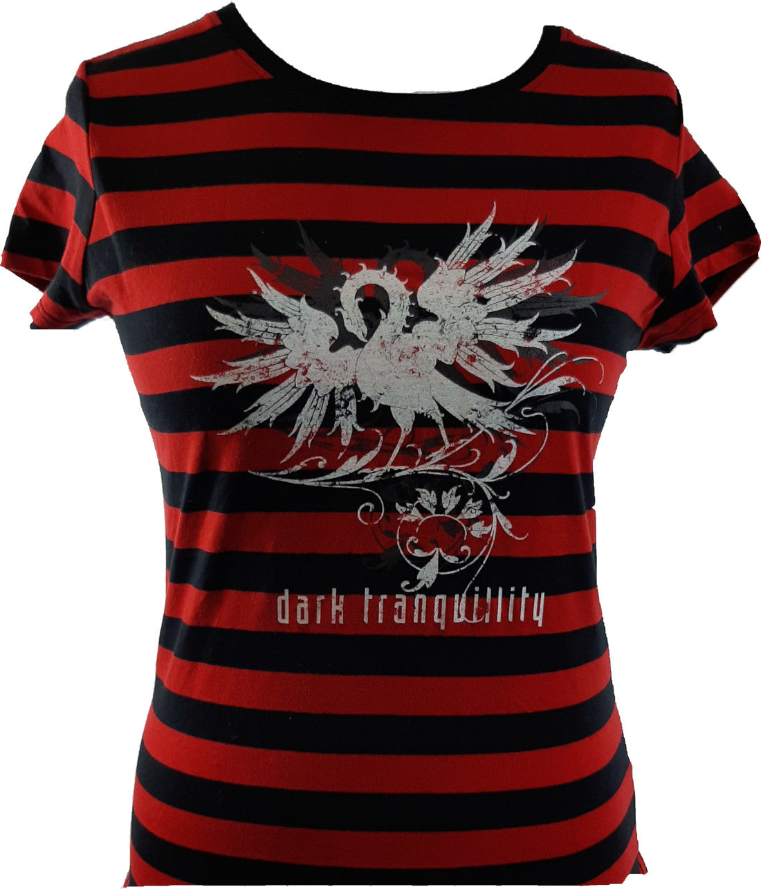Dark Tranquillity - Bird Stripes Damen Shirt Gr. L