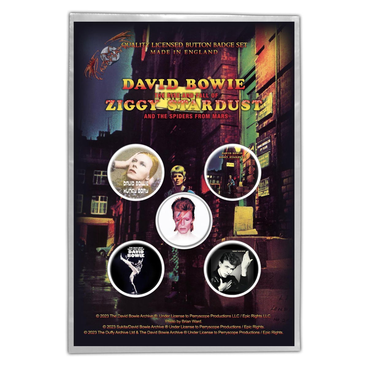 David Bowie - Early Albums Button-Set