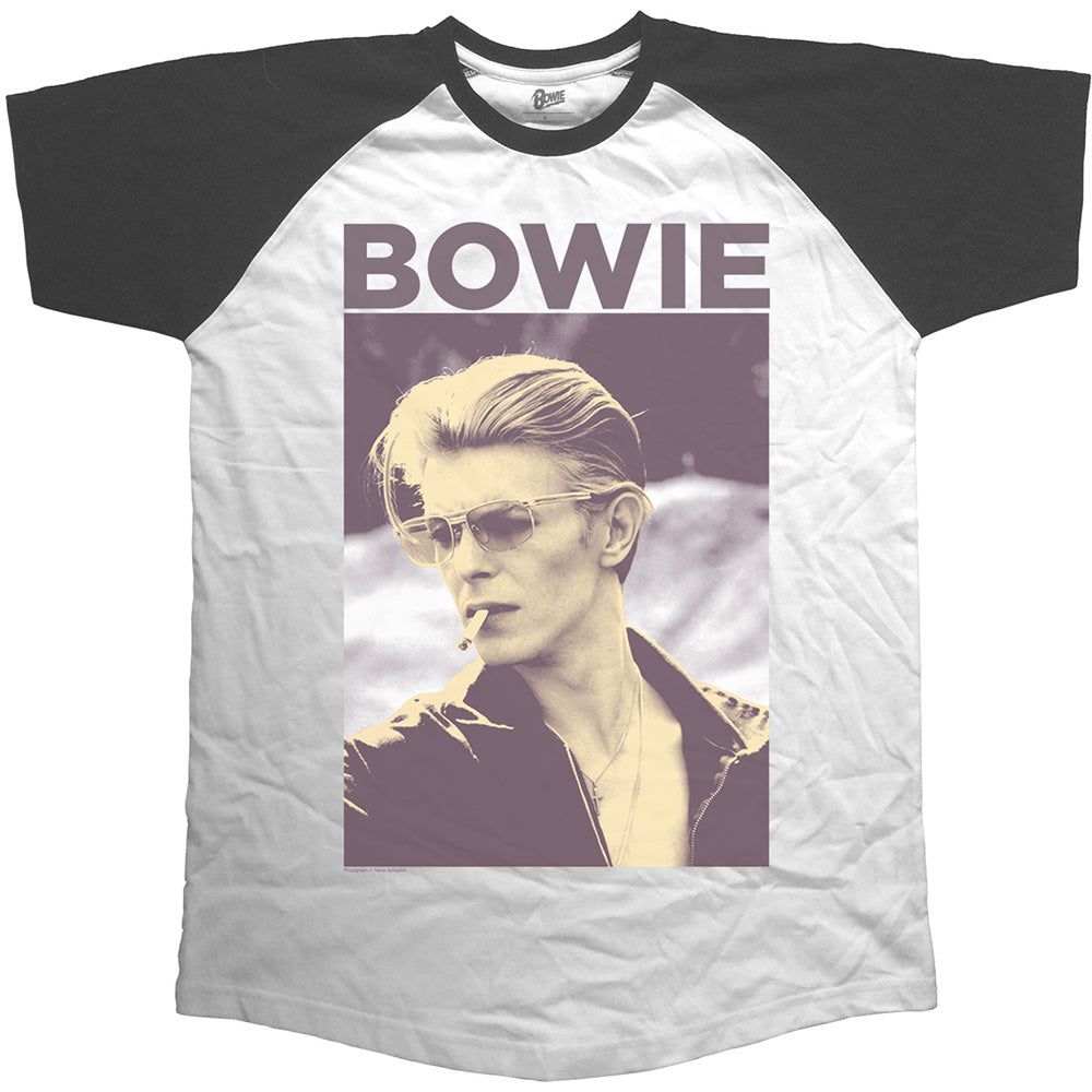 David Bowie - Smoking Raglan T-Shirt Gr. XL