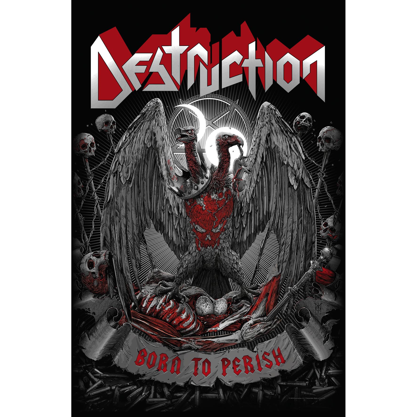 Destruction - Born To Perish Premium Posterflagge