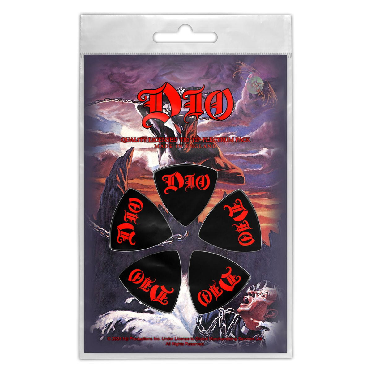 DIO - Holy Diver Tri-Tip Plektrum Set