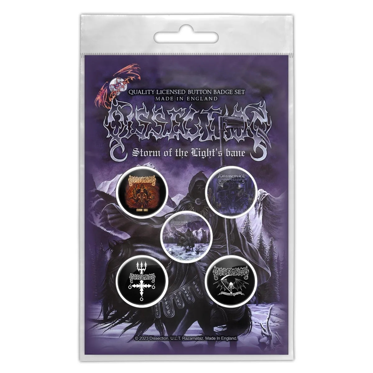 Dissection - Storm Of The Lights Bane Button-Set