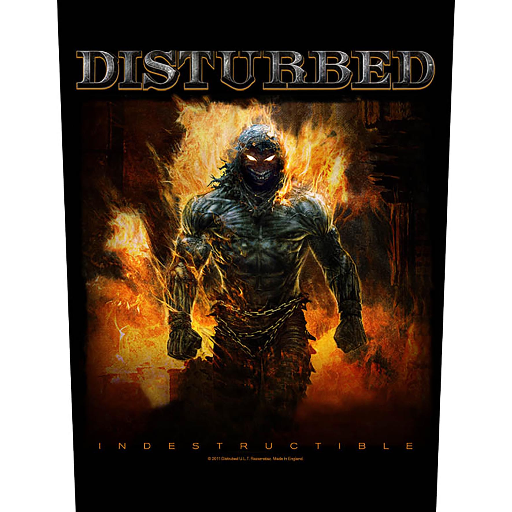Disturbed - Indestructible Backpatch Rückenaufnäher