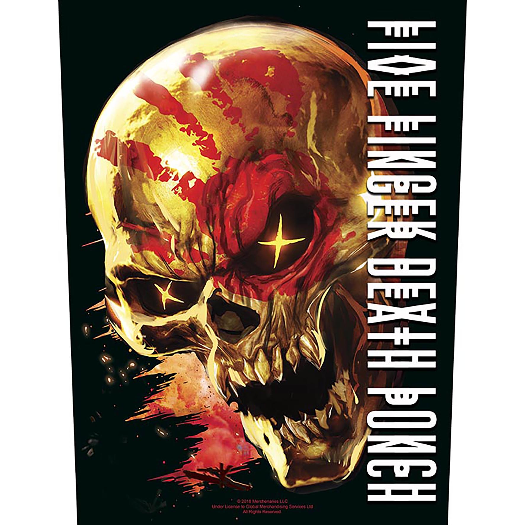 Five Finger Death Punch - And Justice For None Backpatch Rückenaufnäher - letzten Exemplare