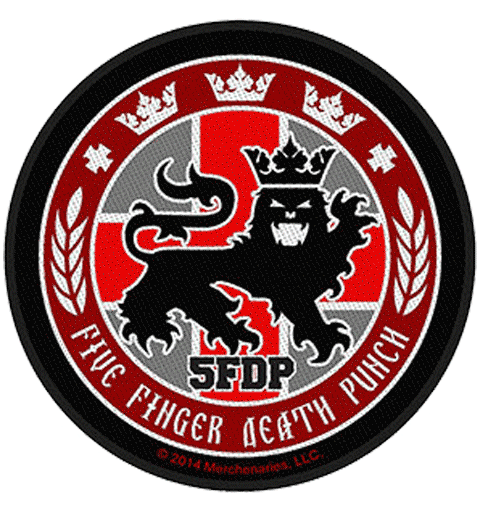 Five Finger Death Punch - Seal Backpatch Rückenaufnäher