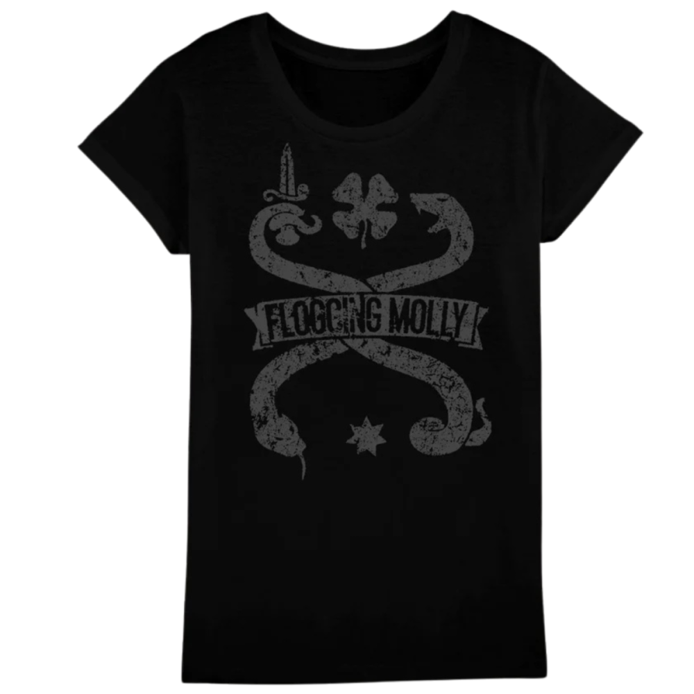 Flogging Molly - Vintage Snake Damen Shirt Gr. L
