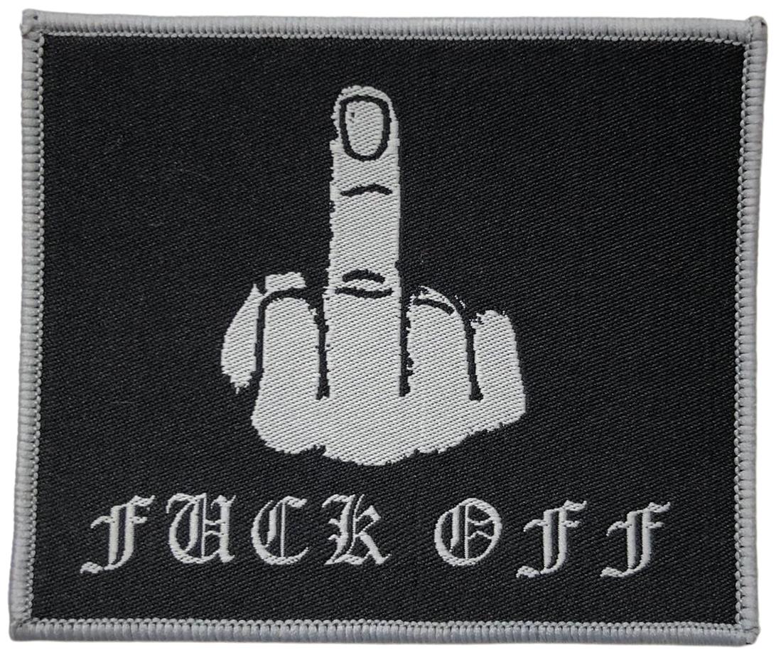 Generic - Fuck Off Bordered Aufnäher Patch ca. 10,2x 8,6cm