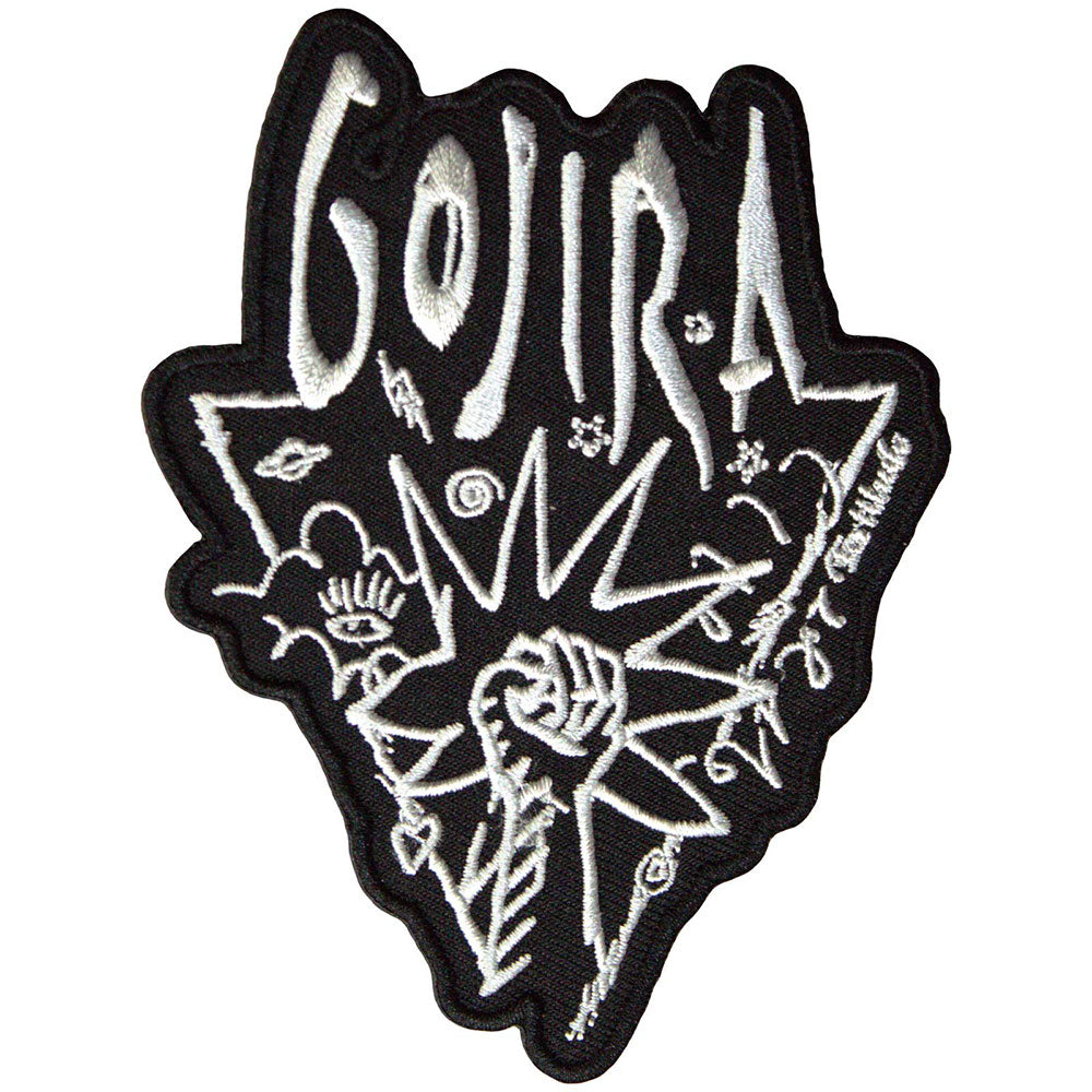 Gojira - Power Glove Patch Aufnäher