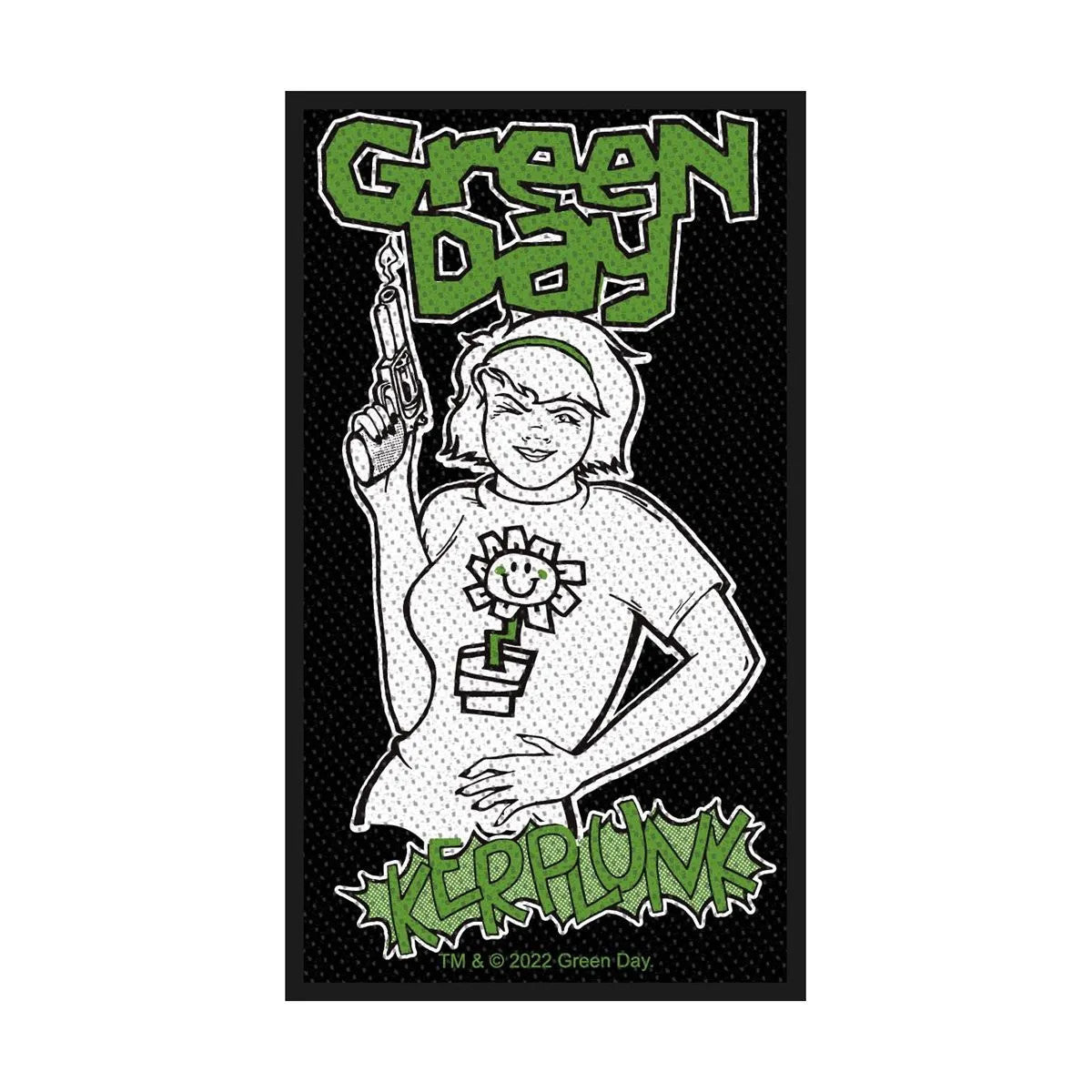 Green Day - Kerlpunk Black Patch Aufnäher