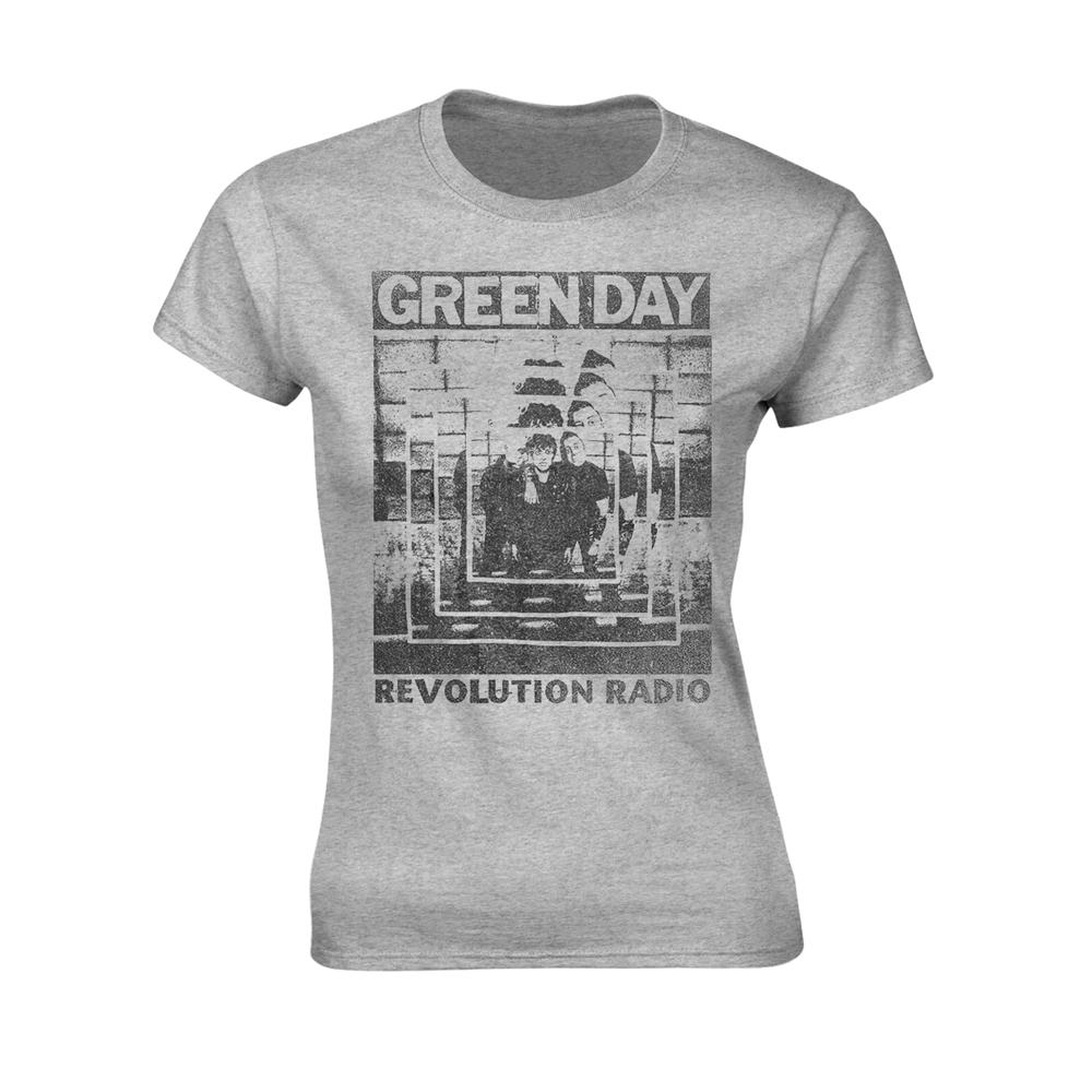 Green Day - Power Shot Damen Shirt Gr. L