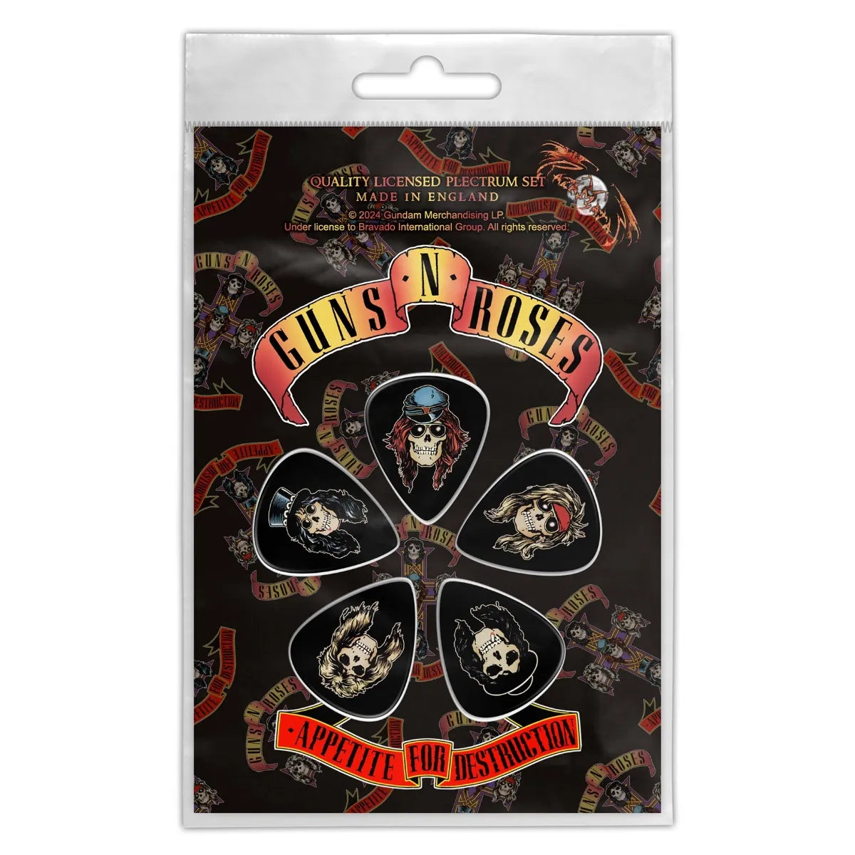 Guns And Roses - Appetite For Destruction Plektrum-Set