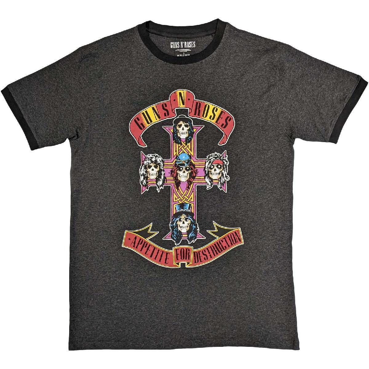 Guns And Roses - Appetite For Destruction Ringer T-Shirt