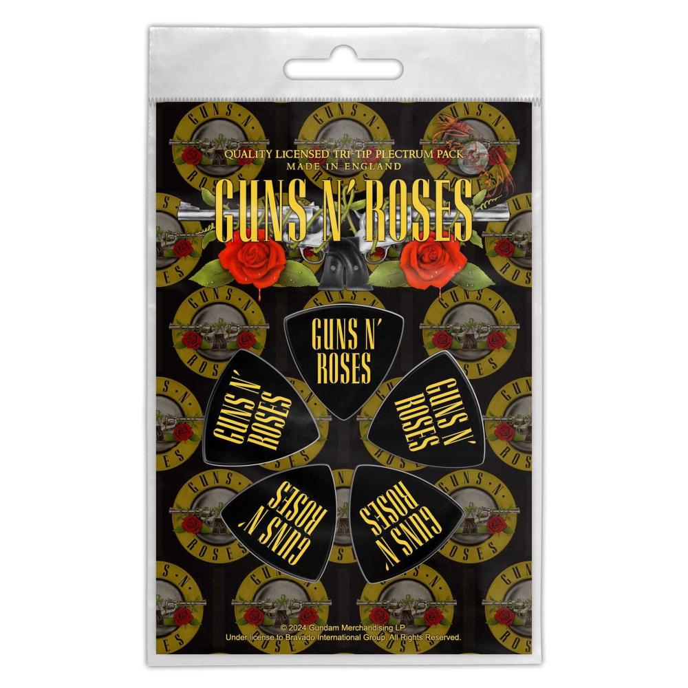 Guns And Roses - Logo Tri-Tip Plektrum-Set