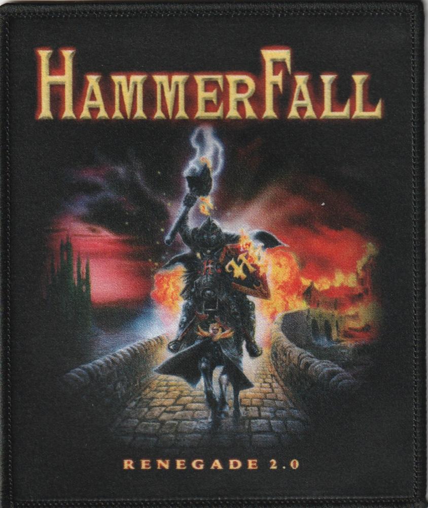 Hammerfall - Renegade 2.0 Patch Aufnäher ca. 10x 12cm