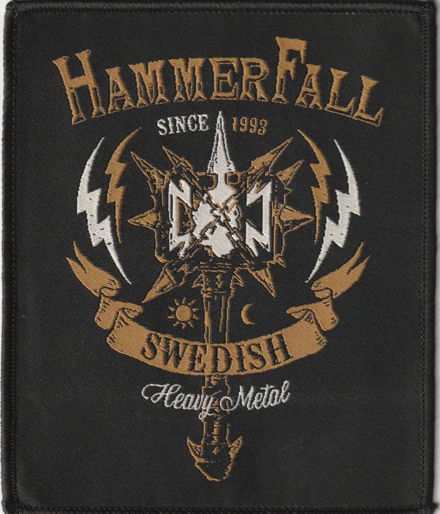 Hammerfall - Swedish Heavy Metal Patch Aufnäher ca. 10x 12cm