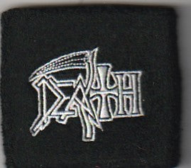Death - Logo White Schweissband